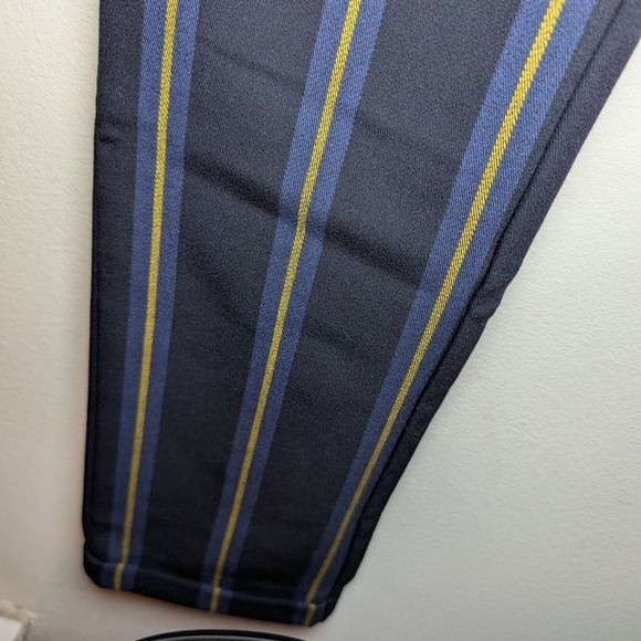 LOFT Women's Navy Dress Pants with Tie Elegant Design - Picture 5 of 10